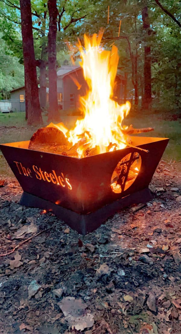 4 sided fire pit